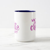 Tasse 2 Couleurs "Que puis-je créer aujourd'hui ?" Musique (Centre)