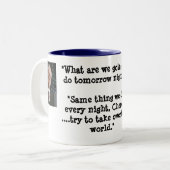 Tasse 2 Couleurs Que voulez-vous faire demain ? (Devant gauche)