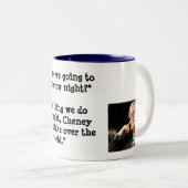 Tasse 2 Couleurs Que voulez-vous faire demain ? (Devant droit)