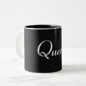 Tasse 2 Couleurs Queen Black Elegant (Devant gauche)