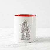 Tasse 2 Couleurs Queen+King (Centre)