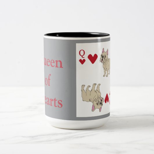 Tasse 2 Couleurs Queen of Hearts (Centre)