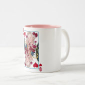 Tasse 2 Couleurs Queen of Hearts Surdimensionné Graphisme, Jouer de (Devant droit)