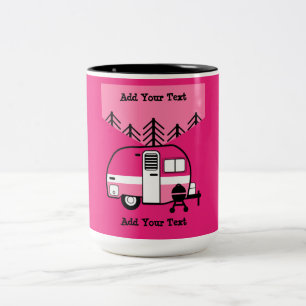 Tasse 2 Couleurs Queen of the Camper - Drôle Camping RV