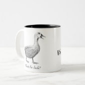 Tasse 2 Couleurs Quel canard ? (Devant gauche)