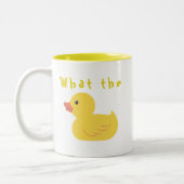 Tasse 2 Couleurs Quel canard ?Amusant (Gauche)