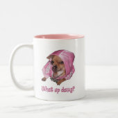Tasse 2 Couleurs Quel dawg haut (Gauche)
