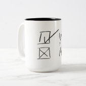 Tasse 2 Couleurs Quelle question devez-vous répondre ? (Devant gauche)