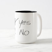 Tasse 2 Couleurs Quelle question devez-vous répondre ? (Devant droit)