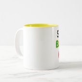 Tasse 2 Couleurs Quelqu'un au Burkina Faso m'aime (Devant gauche)