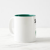 Tasse 2 Couleurs Quelqu'un au Pakistan m'aime (Devant gauche)