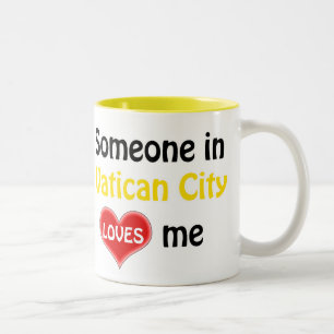 Tasse 2 Couleurs Quelqu'un au Vatican m'aime