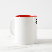 Tasse 2 Couleurs Quelqu'un aux Comores m'aime (Devant gauche)