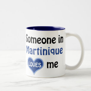 Tasse 2 Couleurs Quelqu'un en Martinique m'aime