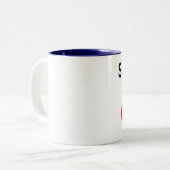 Tasse 2 Couleurs Quelqu'un en Virginie m'aime (Devant gauche)