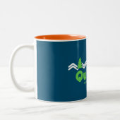 Tasse 2 Couleurs Quetico Provincial Park Retro (Gauche)