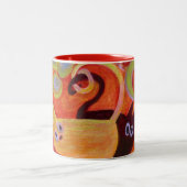 Tasse 2 Couleurs queues et chats (Centre)