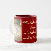Tasse 2 Couleurs qui regarde le mug* (Devant gauche)