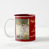 Tasse 2 Couleurs qui regarde le mug* (Gauche)