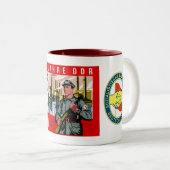 Tasse 2 Couleurs Quinzième Aniversary de la fondation de la RDA (Devant droit)