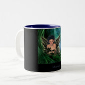 Tasse 2 Couleurs quirlande électrique (Devant gauche)