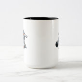 Tasse 2 Couleurs Quirling d'astronaute (Centre)