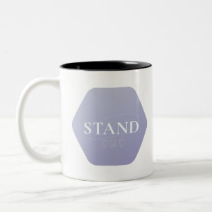 Tasse 2 Couleurs Quote de fin de citation typographie rétro
