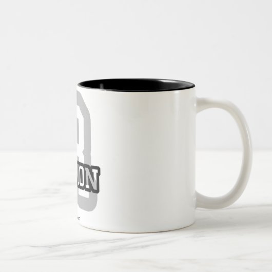 Tasse 2 Couleurs R est pour Ramon (Droit)