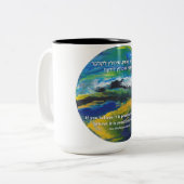 Tasse 2 Couleurs Rabbi Nachman de Breslov (Devant gauche)