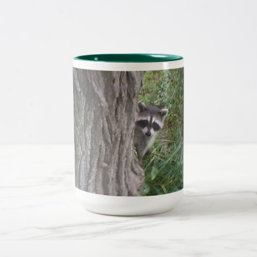 Tasse 2 Couleurs Raccoon (Centre)