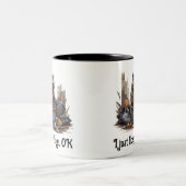 Tasse 2 Couleurs Raccoon aime les ordures (Centre)