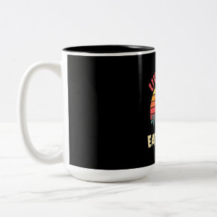 Tasse 2 Couleurs Raccoon Lover Live Fast Eat Trump