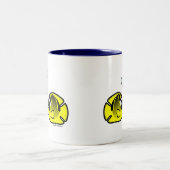 Tasse 2 Couleurs Raccoon Papillon amour (Centre)