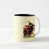 Tasse 2 Couleurs Race Thoroughbred (Devant droit)