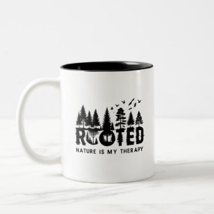 Tasse 2 Couleurs Racine - La Nature Est Mon Arbre Thérapeutique Sil