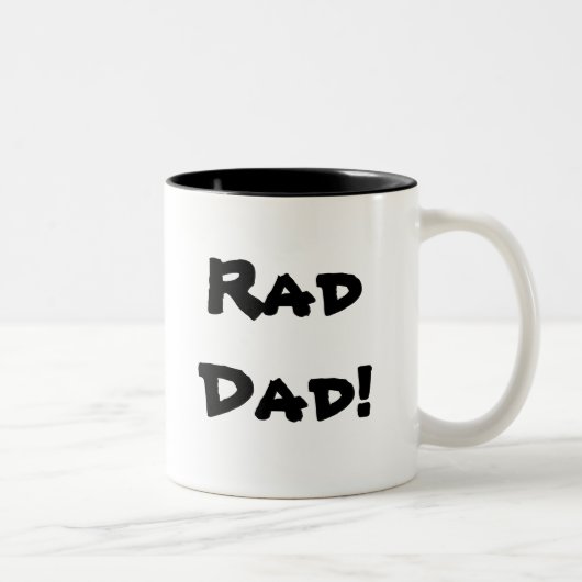Tasse 2 Couleurs RadDad ! (Droit)