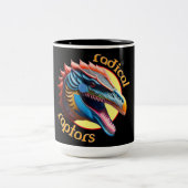 Tasse 2 Couleurs Radical Raptors Dinosaur (Centre)