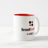 Tasse 2 Couleurs Radio-Canada Front Burner (Devant droit)