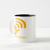 Tasse 2 Couleurs Radio-Quebec (Devant gauche)
