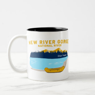 Tasse 2 Couleurs Rafting des nouvelles gorges de la rivière