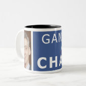 Tasse 2 Couleurs Rahm Emanuel le Gangsta du changement (Devant gauche)