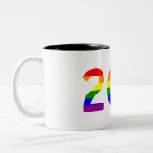Tasse 2 Couleurs Rainbow Pride Washington D.C. (Gauche)