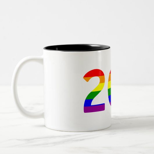 Tasse 2 Couleurs Rainbow Pride Washington D.C. (Gauche)