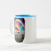 Tasse 2 Couleurs Rainbow Sky Musroom (Devant gauche)
