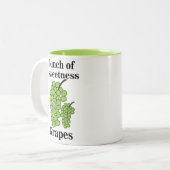 Tasse 2 Couleurs Raisins verts (Devant gauche)
