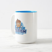 Tasse 2 Couleurs Raleigh Walking Tours Cute Acorn Logo (Devant gauche)