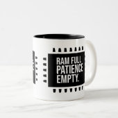 Tasse 2 Couleurs Ram full patiencie empty (Devant droit)