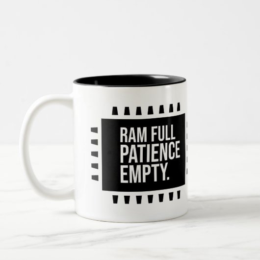 Tasse 2 Couleurs Ram full patiencie empty (Gauche)