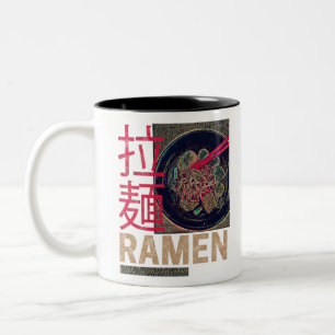 Tasse 2 Couleurs Ramen japonais nouille Anime Vintage