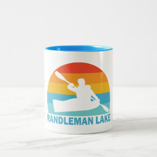 Tasse 2 Couleurs Randleman Lake North Carolina Kayak